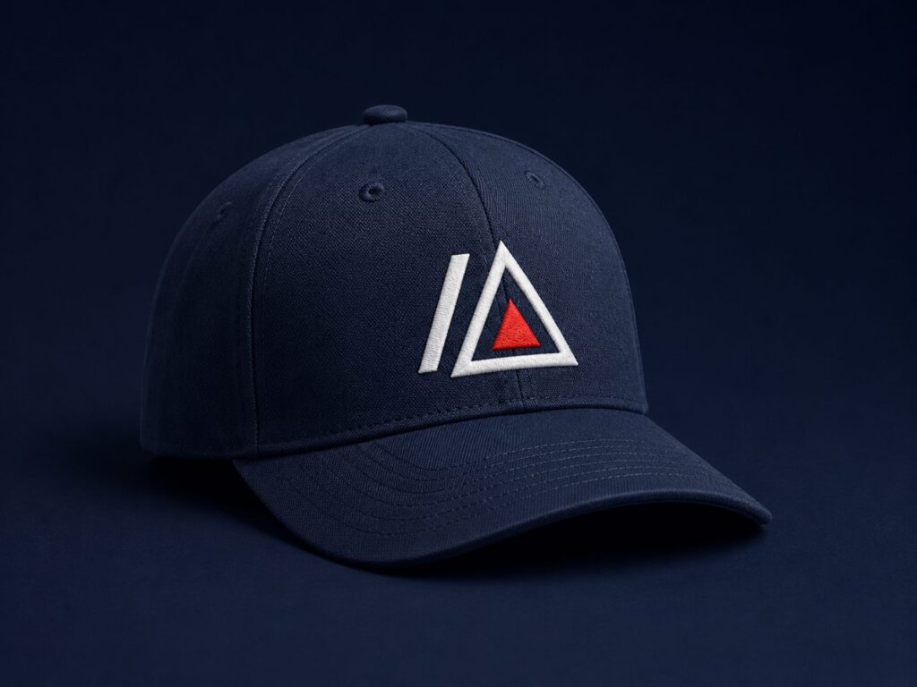 Gorra bordada · exploración de marca The Driver Studio