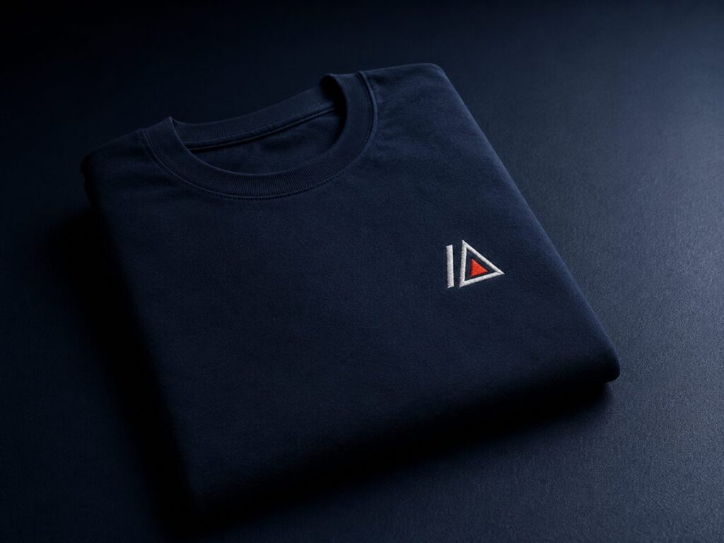 Playera bordada · exploración de marca The Driver Studio