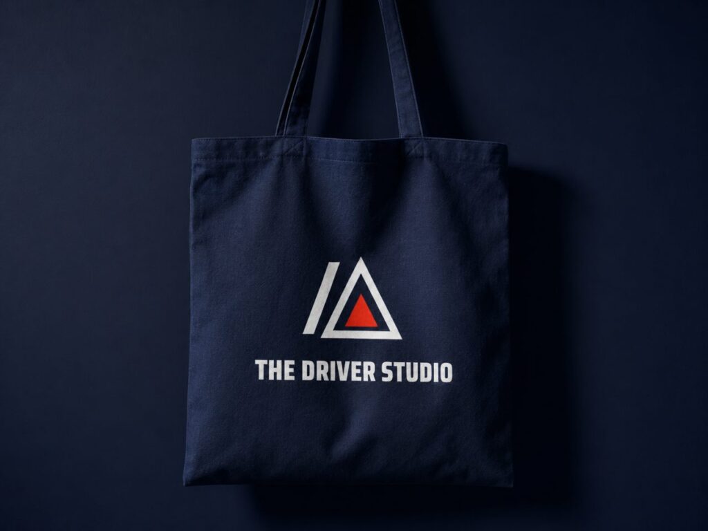 Tote bag · exploración de marca The Driver Studio